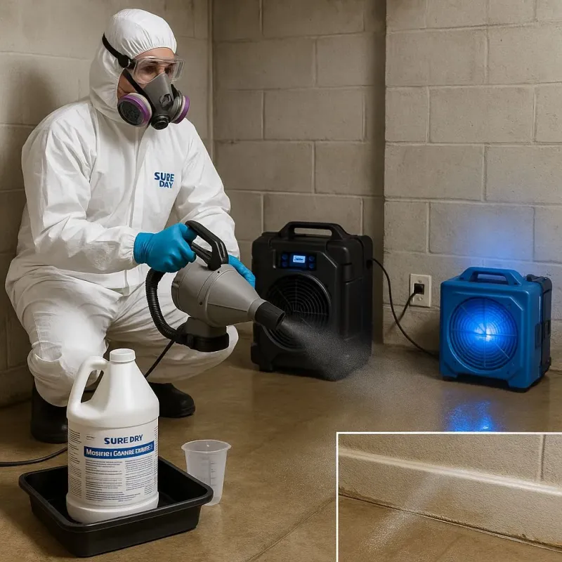 Sanitization and Odor Removal process in Ormond Beach, FL